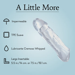 A Little More 7.5" Penis Extender Infographic Spanish 2 Pure Romance